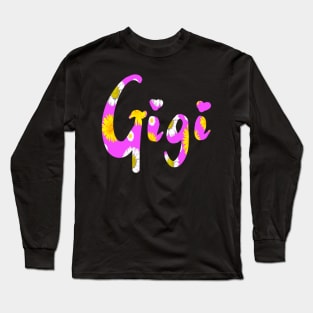 Gigi personalized custom name gifts for Gigi Long Sleeve T-Shirt